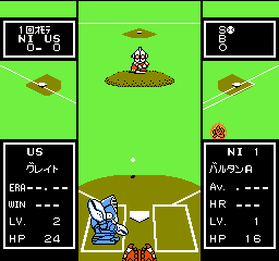 Battle Baseball screenshot 3 for Famicom